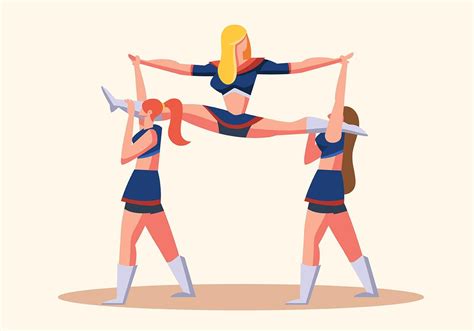 cheerleading vector