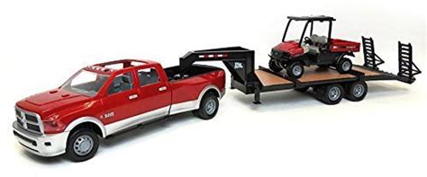 Tomy Ertl Big Farm 1:16 Ram Pickup, Fifth Wheel Trailer And Scout ...