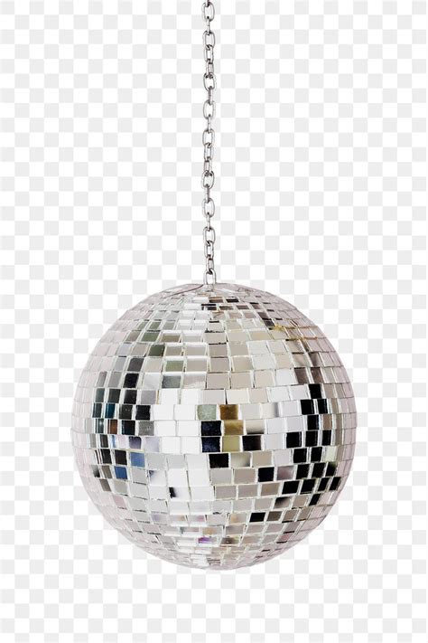 PNG silver disco ball transparent | Premium PNG - rawpixel