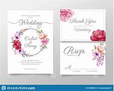 Sle Wedding Invitation Cards Templates by Stylish Watercolor Floral Wedding Invitation Cards Sle Wedding Invitation Cards Templates
