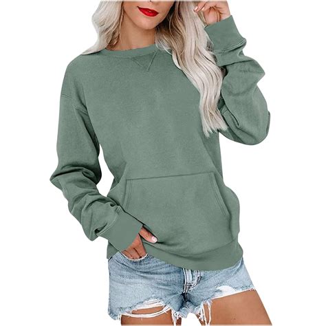 Green Sweatshirt Ladies