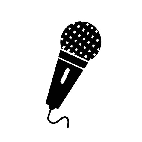 Sign of microphone icon 574783 Vector Art at Vecteezy