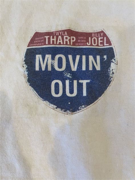 Vintage Twyla Tharp Billy Joel Movin' Out White Tank … - Gem