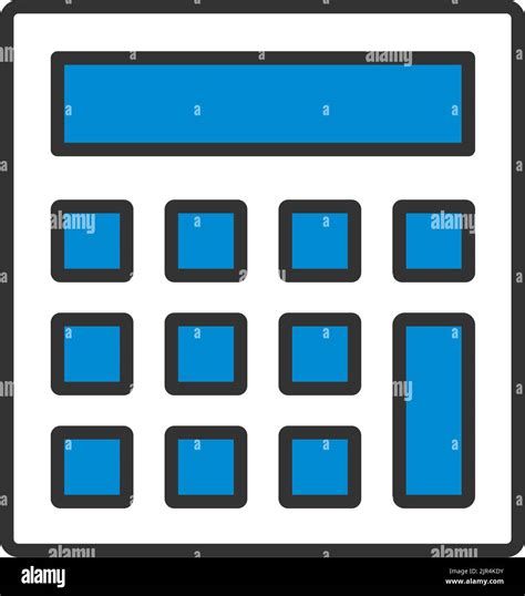 Statistical Calculator Icon. Editable Bold Outline With Color Fill Design. Vector Illustration ... - T-Statistic Calculation