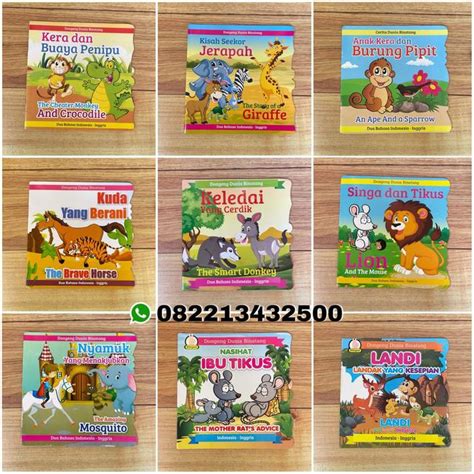 Jual Buku Bergambar Dongeng Dunia Binatang Dua Bahasa Part 3 DAFFAMEDIA ...