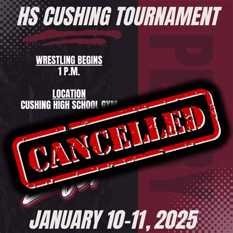 HS BOYS CUSHING WRESTLING TOURN CANCELLED | Perry Public Schools