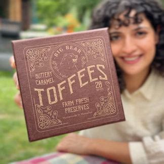 Caramel Toffee 300g - 20 pieces – Big Bear Farms