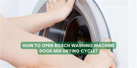 Image result for How to Open Bosch Washing Machine