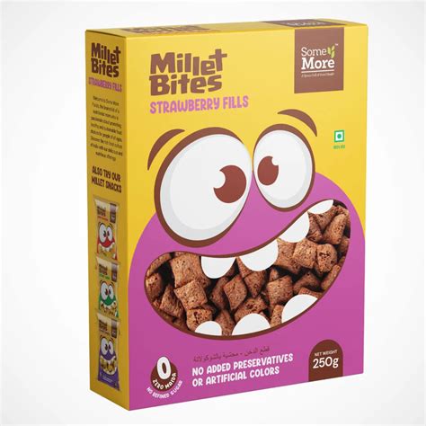 Millet Bites -Strawberry fills - Some More – OrgFarm
