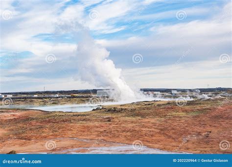 Gunnuhver Hot Spring on Reykjanes in Iceland Stock Photo - Image of ...