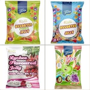 Frix Combo: Jellies & Ice Pops - Lychee, Nata, Assorted Flavors (4 ...