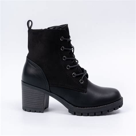 Midnight Terrain - Black Lace-Up Boots – Forever Shoe Bazar