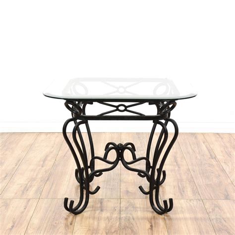 Black Wrought Iron End Tables - Wrought iron sofa & center tables ...