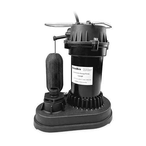 Buy 1/2 HP Thermoplastic Submersible Sump Pump With Vertical Float ...