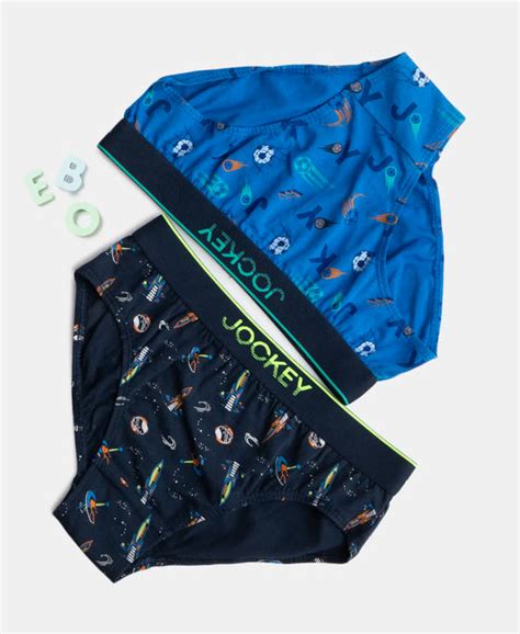 Buy Super Combed Cotton Elastane Stretch Printed Brief with Ultrasoft ...