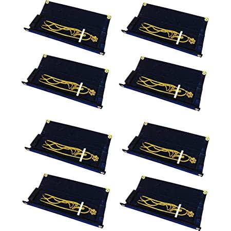 Girija Velvet and Cardboard Necklace Folder Pouch (Red) : Amazon.in ...