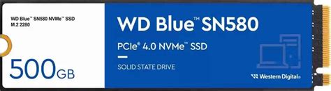 WD Blue SN580 500 GB Internal Solid State Drive | Price, Key Features ...