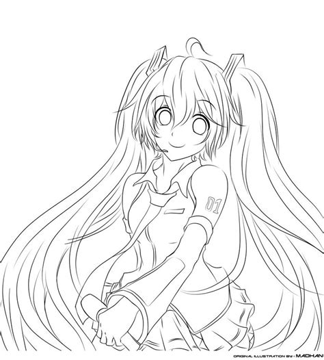Miku Coloring Pages at GetColorings.com | Free printable colorings ...