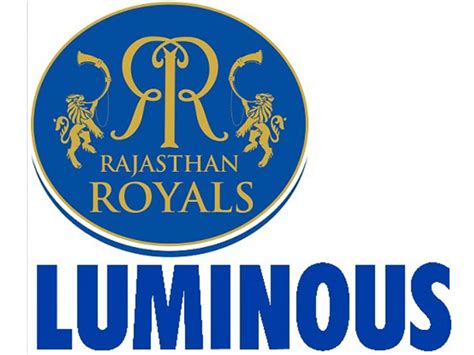 Rajasthan Royals announce Luminous Power Technologies as Title Sponsor ...