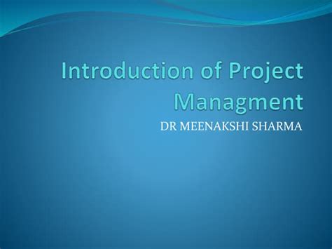 Image result for Project Management Slide Introduction