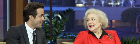 Betty White and Ryan Reynolds: A long love joke