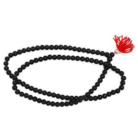 Shaligram Mala Black 8mm (108 Beads) – The Pooja Store