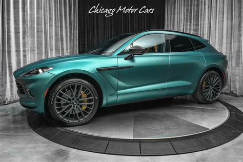 Used 2022 Aston Martin DBX SUV ONLY 306 Miles! Satin Racing Green! TONS of Carbon! HOT Spec ...