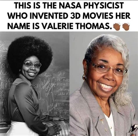 This is the nasa physicist who invented movies her name is valerie valerie thomas – Artofit