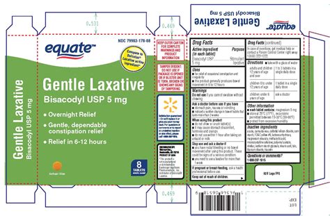 GENTLE LAXATIVE- bisacodyl tablet, delayed release