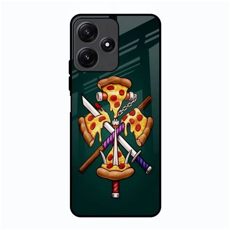 Hocopoco Printed Tempered Glass Back Cover Compatible with Poco M6 Pro ...