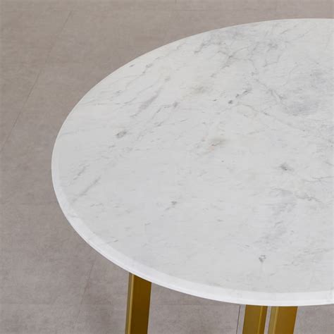 Buy Aristo Marble Top 4-Seater Dining Table - White from Home Centre at ...