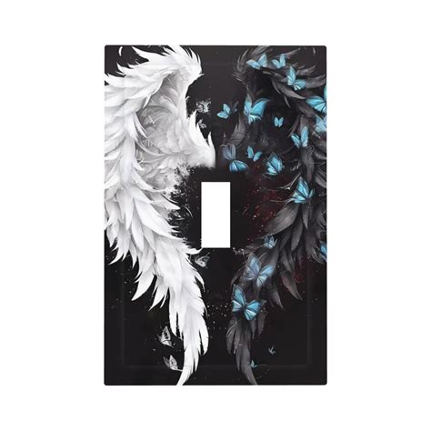 Matuu Butterfly Angel Wings Art for Modern Decorative Wall Plate Switch ...