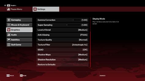 Image result for Hitman Code 47 PC Settings