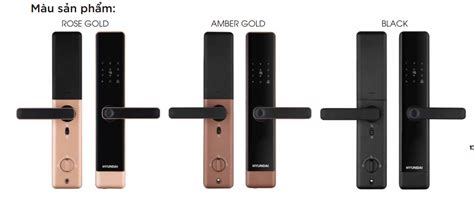 Khóa cửa vân tay Hyundai HY-SL007 App wifi chính hãng Hàn Quốc