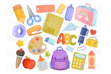 Clipart School Supplies
