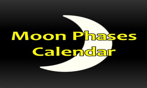 Moon Phases Calendar - App on Amazon Appstore