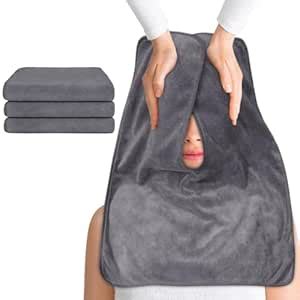 SINLAND Microfiber Facial Towels for Estheticians Soft Facial Cloth ...