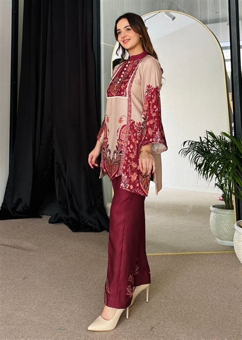 Ethnic Floral Printed Co-ord Set Set for Women U50