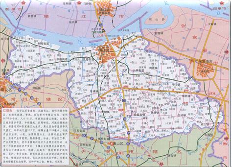 江阴市地图全图高清版 - 无锡本地宝