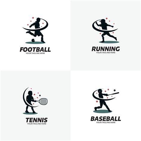 Set of Sport Logo Design Templates 14797695 Vector Art at Vecteezy