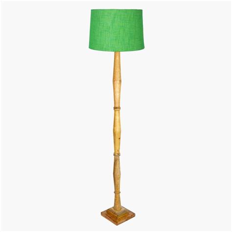 Buy HOMESAKE Wooden Floor Lamp from Homesake at just INR 7000.0