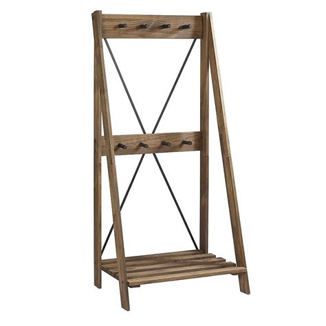 Brown 8-Hook Coat Stand in the Coat Racks & Stands department at Lowes.com