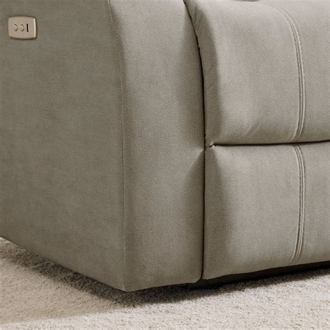 Buy Cairo NXT Fabric 3-Seater Electric Recliner - Greige from Home ...