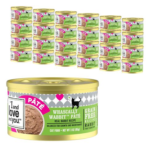 "I and love and you" Whascally Wabbit Recipe Grain Free Canned Cat Food ...