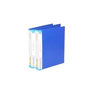 Shuban Plastic File Folder 2D Ring Clip Binder, Heavy Plastic Tough ...