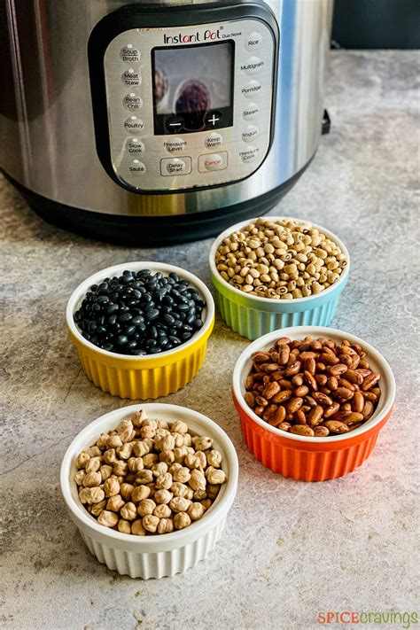 How to Cook Beans in Instant Pot (Dry & Soaked) - Spice Cravings