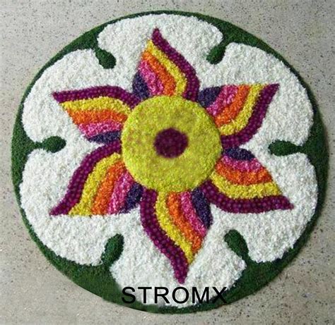 Buy StromX Super Soft Microfiber Traditional Modern Rangoli Door Mat ...