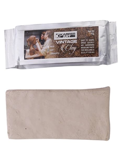 Kabeer Art 1kg Air Hardening Modelling Clay (1000 Grams) : Amazon.in ...