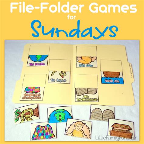 Printable File Folder Games - Printable Templates