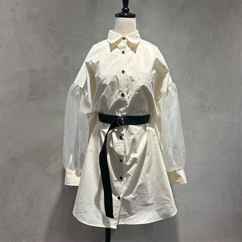 ビッグシャツワンピース-WH ITE- | BANK ONLINE STORE